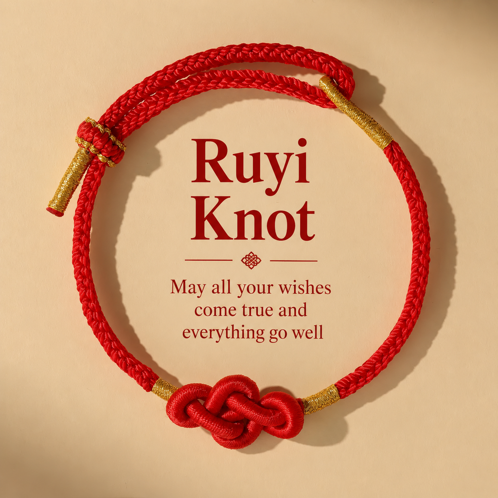 Ruyi Knot Bracelet · Handmade Lucky Cord