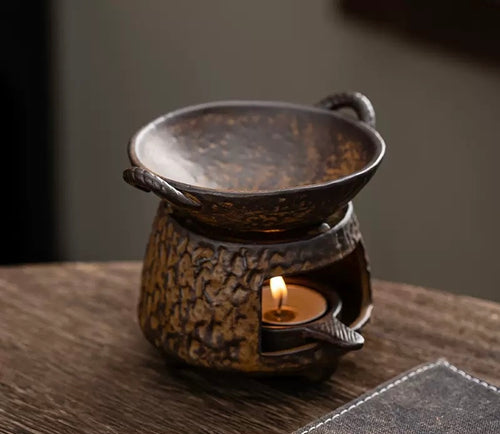 Ceramic Simmer Pot & Aromatherapy Burner