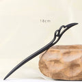Natural Wood Hair Stick – Traditional Inspired Design