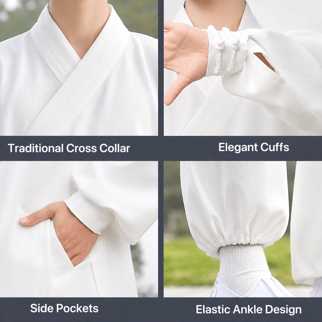 Tai Chi Uniform Set- White