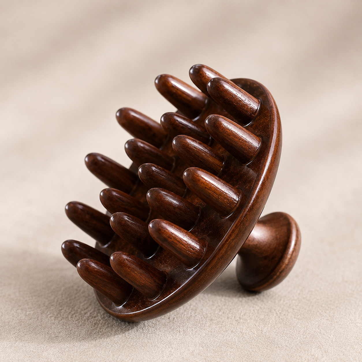 Natural Wooden Scalp Massager