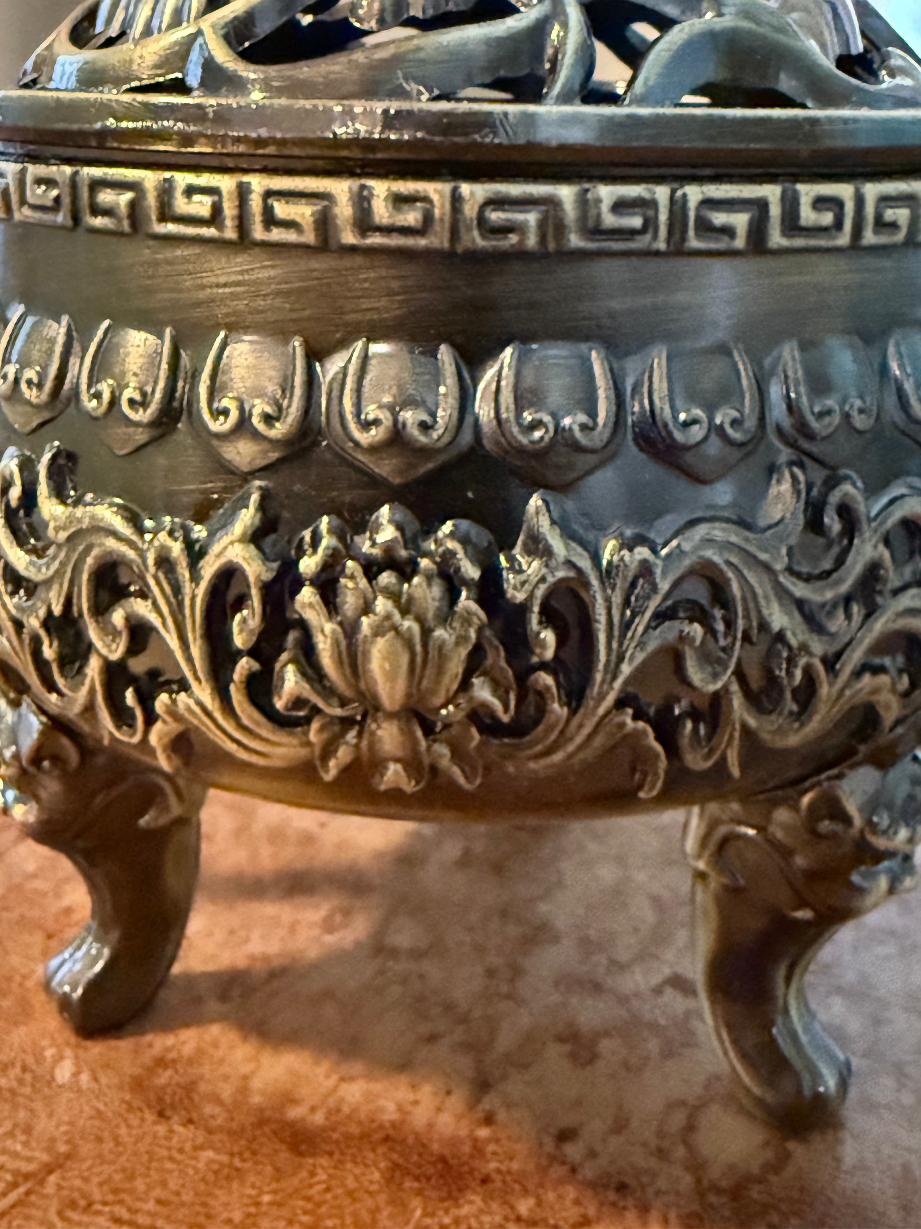 Three-Legged Qilin Incense Burner
