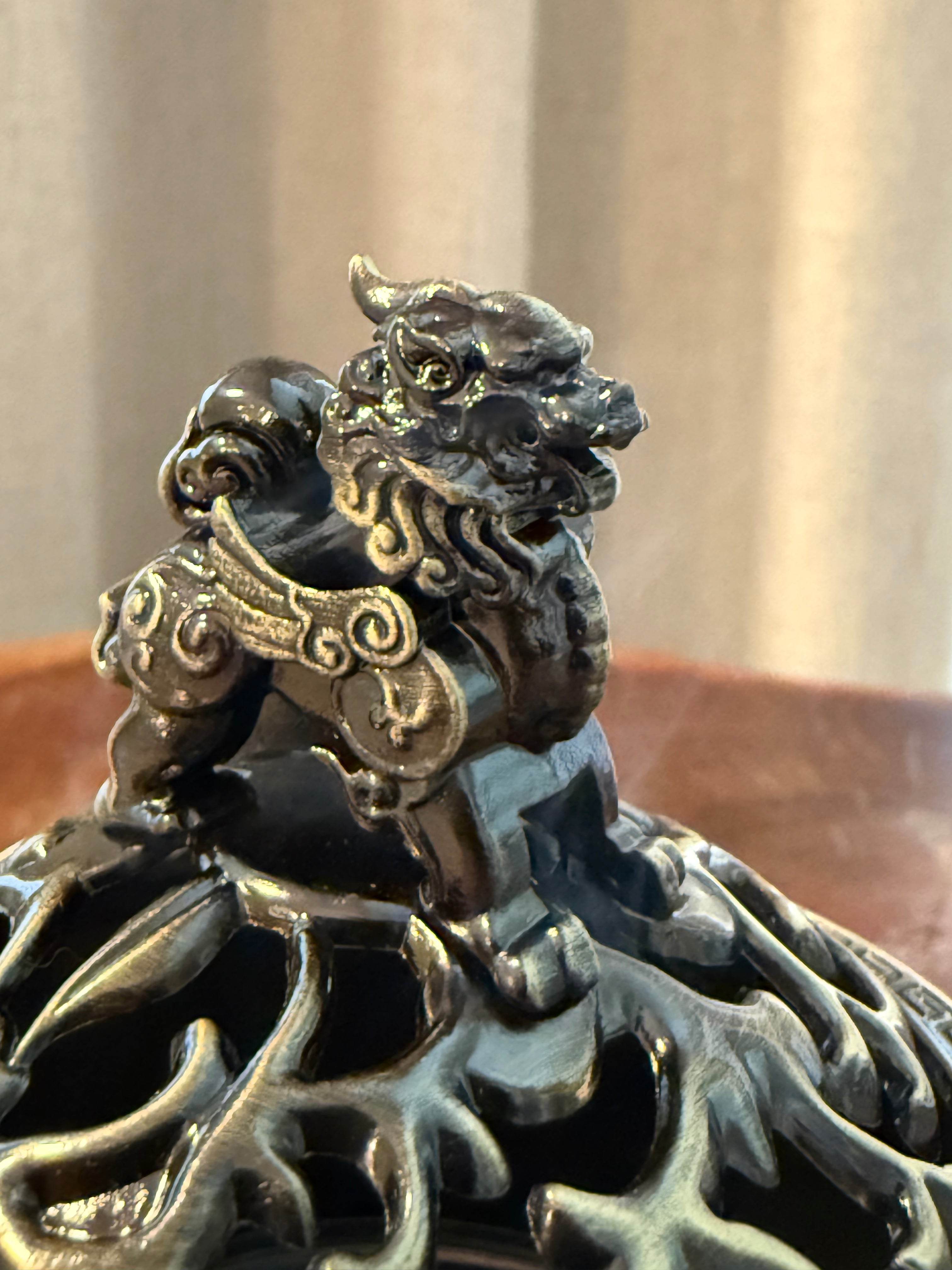 Three-Legged Qilin Incense Burner