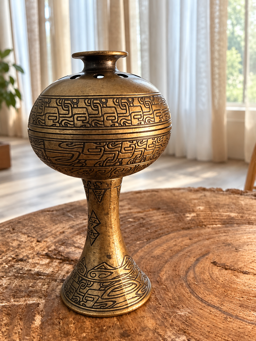 Han Pattern Incense Burner